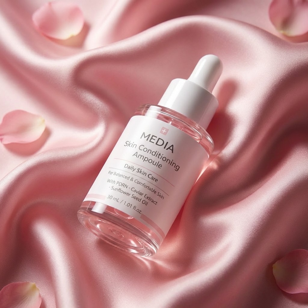 Korean OEM ampoule MEDIA PDRN caviar complex